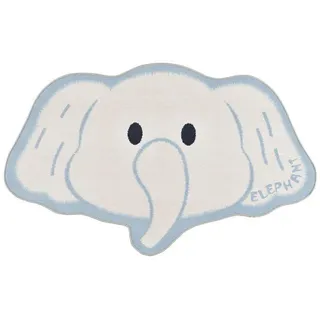 Atticgo Kinderteppich Waschbar Weiß Candy 75/120 cm , Textil , Tiere , Organisch , 75x120 cm , Oeko-Tex® Standard 100 , waschbar, antistatisch, leicht zusammenrollbar, rutschfeste Unterfläche , Teppiche und Böden, Teppiche, Kinderteppiche