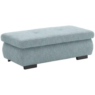 Beldomo Style Hocker , Türkis , Textil , rechteckig , 138x44x67 cm , Goldenes M , Fußauswahl, Stoffauswahl , Wohnzimmer, Sessel, Hocker & Hockerbänke, Sitzhocker