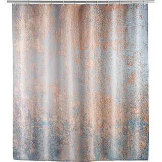 Wenko Duschvorhang Agate 180 x 200 cm blau