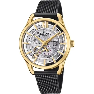 Festina Automatik Damen - schwarz
