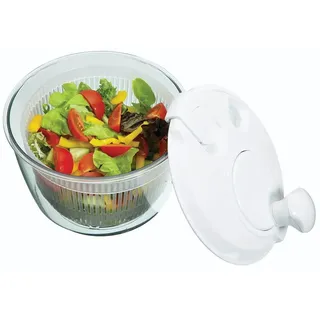 KitchenCraft Mini Salatschleuder 19 cm Weiß