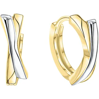 FIRETTI Creolen Schmuck Geschenk Gold 375 12,4mm