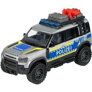 MAJORETTE 213712000 - Land Rover Defender 90 Police grau/silber 1:43