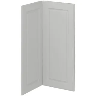 Vicco Küchenfront R-Line Weiß Landhaus 59.2 x 71.3 cm Möbelfront für den Eckunterschrank , Holzwerkstoff , Rechteckig , 59.2x71.3x1.6 cm , Küchen, Küchenmöbel, Küchenschränke, Küchenunterschränke