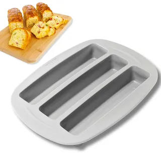 AKENZ - Kastenform Silikon-Rechteckform für Mini-Kuchen für Aperitifs, Gebäck und Kuchen - Kompatibel mit der verbesserten Cake Factory