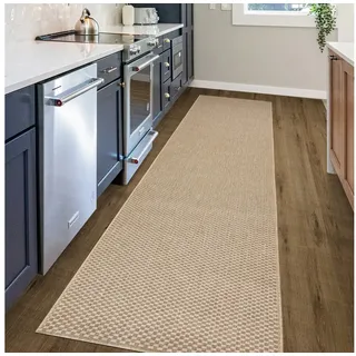 MY HOME Teppich »Venedig auch als Läufer erhältlich« rechteckig 4 mm Höhe In- und Outdoor geeignet, Sisal-Optik, Wetterfest & UV-beständig, beige
