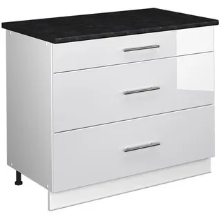 Vicco Unterschrank Fame-Line 100 x 82 x 60 cm Weiß