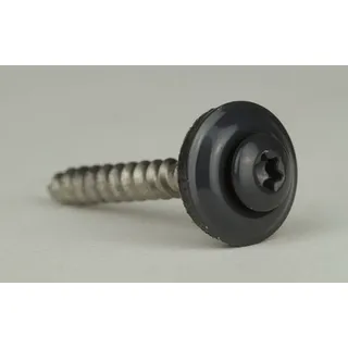 Spenglerschrauben A2 4,5x120 - DS 15mm / TX 20 (2-teilig) - Anthrazithgrau - RAL 7016