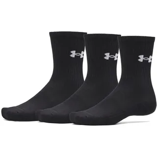 Under Armour Performance Cotton Funktionssocken 3er Pack Schwarz/Weiß L