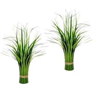 Flair Flower Künstlicher Gras Bund stehend Stehgras Grasbündel Grasbusch Grasbüschel Dekogras Kunstgras Pflanzen Ziergras Deko Gräser Grüpflanze Kunstpflanze Kunstblume Busch Pflanze Ufer Solitärgras Dekopflanze