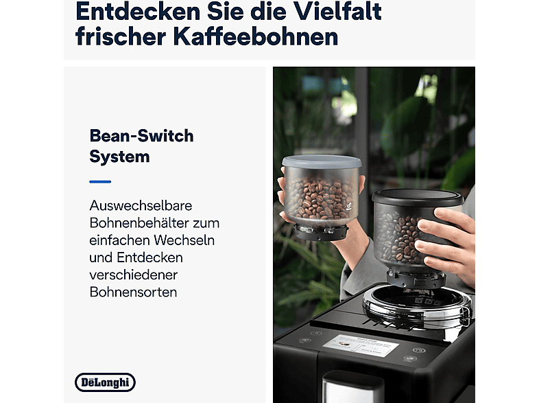 Bild von DeLonghi Rivelia EXAM440.55.B, Kaffeevollautomat Schwarz