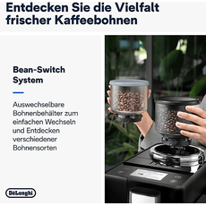 Bild von DeLonghi Rivelia EXAM440.55.B, Kaffeevollautomat Schwarz