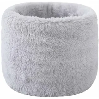SHTGOI Plüsch Schlauchschal Dick Winterschal mit Fleece Unisex Nackenwärmer Breite Gehörschutz Halsschlauch Flauschig Loop Schal Rundschal für Männer und Frauen im Winter zu verhindern Hellgrau