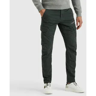 Cargohose PME LEGEND "Nordrop Stretch Twill", Herren, Gr. 46, Länge 30, grau (magical forest), Twill, Obermaterial: 97% Baumwolle, 3% Elasthan, unifarben, regular fit knöchellang, Hosen Cargohose, mit Logo Stickerei