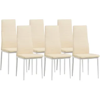 Albatros Milano Kunstleder beige 6er Set