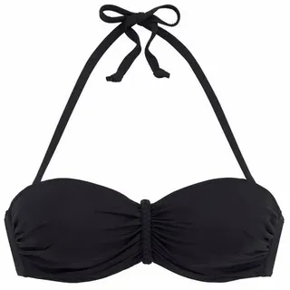 Buffalo Bügel-Bandeau-Bikini-Top Damen schwarz Gr.34 Cup C