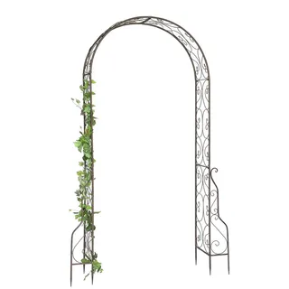 DanDiBo Ambiente Rosenbogen 254 x 159 cm Braun