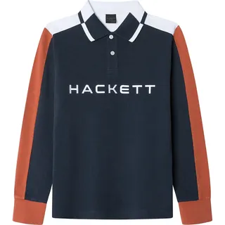 Hackett Multi Langarm-polo - Navy - 9 Jahre
