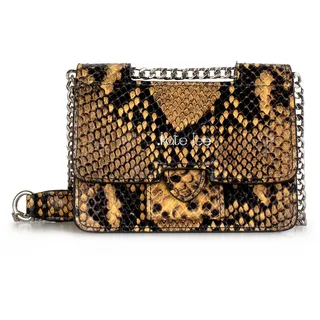 Kate Lee Damen Tasche Mini Tiny Ophelia Gelb Schwarz Schultertasche