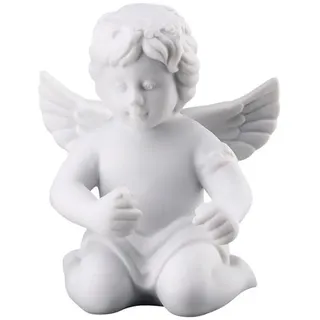 Rosenthal Engel mit Blumenkranz