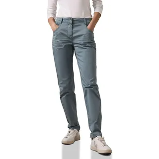 Cecil Damen B378219 Hose Im Casual Fit, Dove Blue,32W / 28L