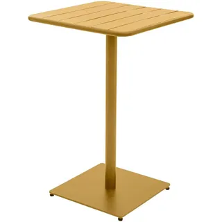 Hespéride – Phuket Ochre Garten-Stehtisch – 2 Sitzplätze – Epoxidbeschichteter Stahl mit verstärkter Rostschutzbehandlung