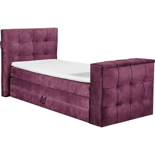 Set One by Musterring Boxspringbett »Richmond« versenkbarer TV- Halterung mit Fernbedienung,