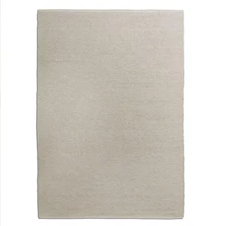 Steffensmeier Handweb Teppich Amsterdam | Wolle, Beige, handgewebt, Größe: 250x300 cm Wohnzimmer und Schlafzimmer