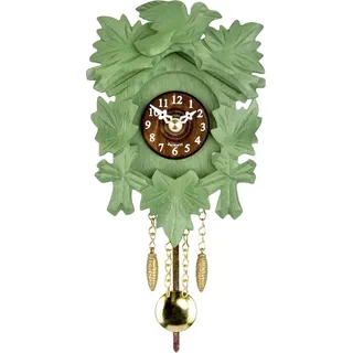Trenkle Kuckulino 2015 PQ grün Schwarzwalduhr mit Quarzwerk und Kuckuckruf - Grün