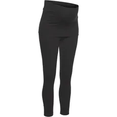 Neun Monate Umstandsleggings », Für Schwangerschaft und Stillzeit«, in 2 in 1 Optik, schwarz