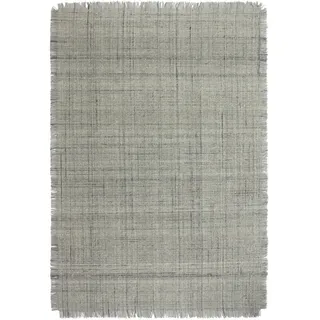 Xxxl Wollteppich , Hellgrau , Textil , Struktur , rechteckig , 160x230 cm , Oeko-Tex® Standard 100 , rutschfest, pflegeleicht, leicht zusammenrollbar , Teppiche Und Böden, Teppiche, Schafwollteppiche