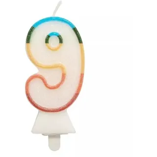 Bunte Kerze 8,5 cm - 9