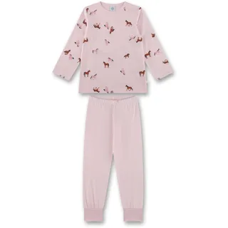 Sanetta Schlafanzug SANETTA "Pyjama", Jungen, Gr. 128, pink (rosa), Obermaterial: 100% Baumwolle CO., Homewear-Sets Schlafanzug