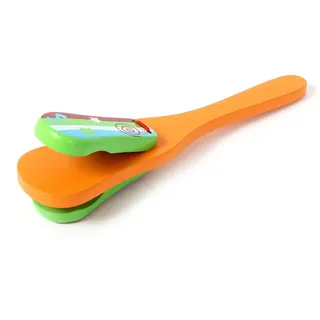 planète bois - Clap Clap - Musik - 603012-1 Stück - Zufallsmodell - Holz - Kinderspiel - Langlebiges Spielzeug - Stapelbar - Einsteckbar - Montessori - 22,5 cm x 6,2 cm - Ab 18 Monaten