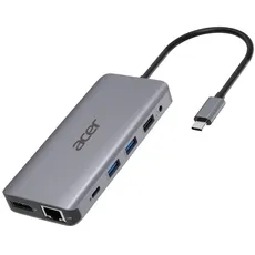 Bild von 12-in-1 Mini Dock (USB Type-C zu 2x USB 3.2, 2x HDMI, 1x VGA, 1x DP)