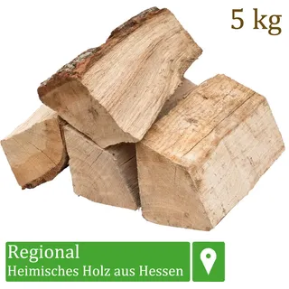 Brennholz Kaminholz Holz Eiche 5 kg Für Ofen und Kamin Kaminofen Feuerschale Grill Feuerholz Holzscheite Wood 25 cm kammergetrocknet flameup
