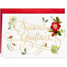 Hallmark Weihnachtskarten in Box, Blumengrüße (40 Karten mit Umschlägen)