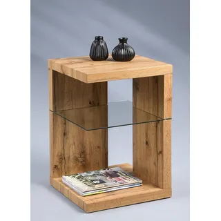 M2 Kollektion Beistelltisch Domingo Holzoptik Braun Wildeiche