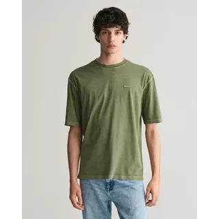 Gant T-Shirt, Sunfaded T Shirt Rundhals Gant grün M