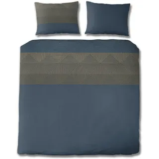 Florella Bettwäsche "Jiu dunkelblau Edel-Satin, 100% Baumwolle", dblau