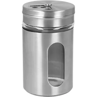 Metaltex Gewürzstreuer 8,2 cm Silber/Transparent unbefüllt
