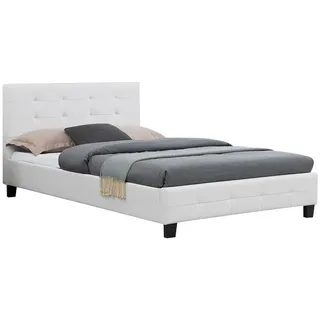 CARO-Möbel Polsterbett Brighton 120X200 Cm , Textil , Mode , 120x200 cm , Schlafzimmer, Betten, Polsterbetten