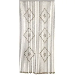 VERDELOOK Holzjalousie für den Innen- und Außenbereich, 100x220 cm, natur, Faden 66