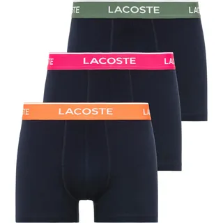 Lacoste Boxershorts »enge Boxershorts Lacoste Herren Premium«, (Packung, 3 St., 3er-Pack), mit Lacoste Logobund, blau