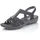 Riemchensandale Damen Schwarz 41