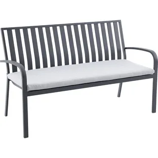 Gartenbank Sheridon Aluminium Anthrazit-Hellgrau