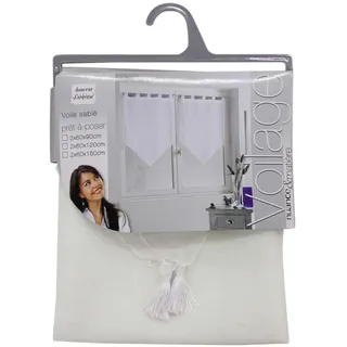 Douceur d'intérieur Lissea Hakenaufhängung 60 x 120 cm Sandfarben 2 Stück