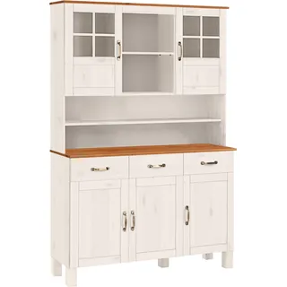 Home Affaire Küchenbuffet Alby 125 x 38 x 185 cm Weiß