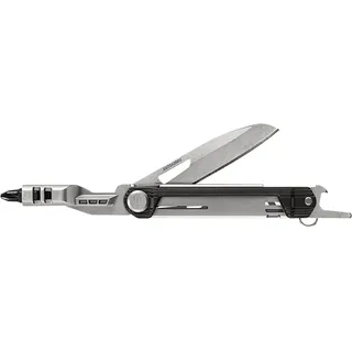 Gerber Taschenmesser mit Funktionen, Multitool mit glatter Klinge, ArmBar Slim Cut, Dunkelgrau, Edelstahl/Aluminium,