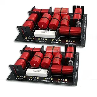 2 x 3-Wege-Frequenzweiche Qualität Filter für Lautsprecher 400W